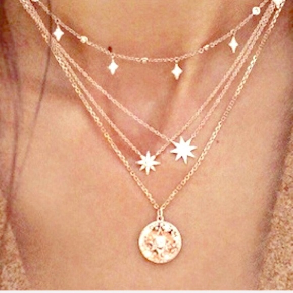 vogue vice boutique Jewelry - Last one! Gold layered necklace choker coin